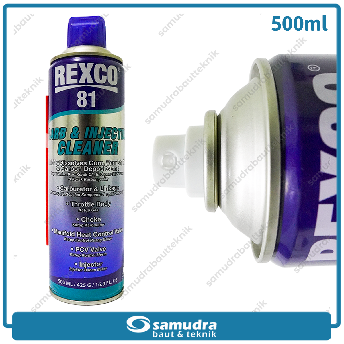 REXCO 81 Carb & Injector Cleaner 500 ml