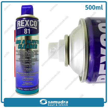 REXCO 81 Carb & Injector Cleaner 500 ml
