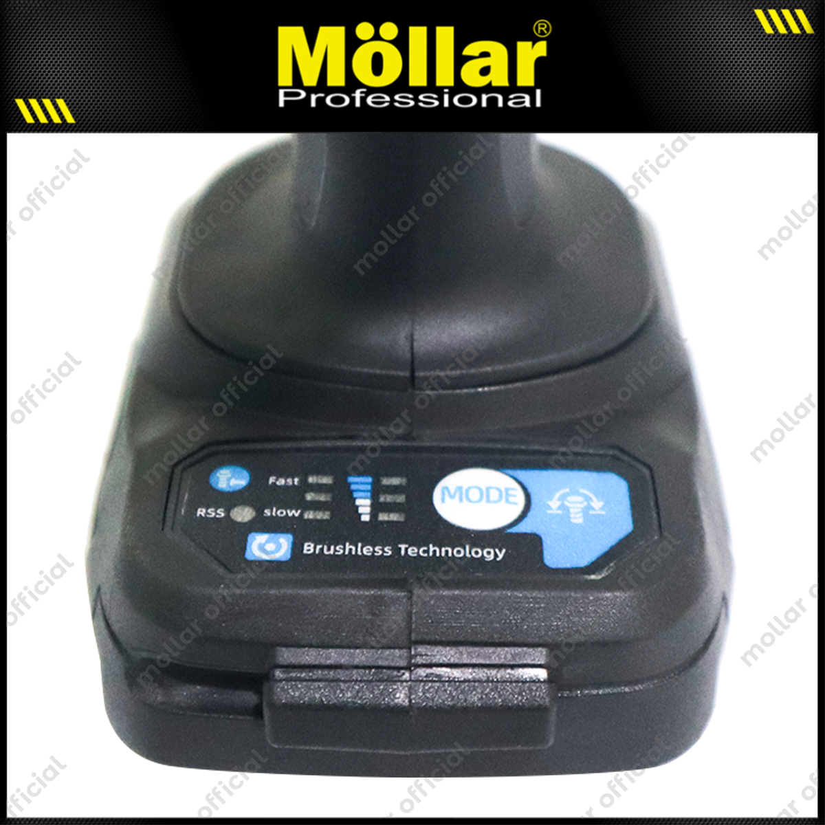 MOLLAR CIW20500 Mesin Buka Baut Truk Baterai 20V / Cordless Impact Wrench