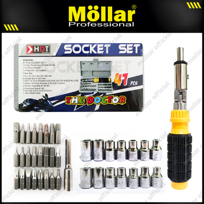 HDT Kunci Sok Set 41 pcs Box Plastik