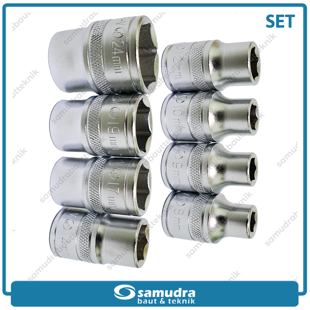 LIPPRO 3338MB Kunci Sok Set 28 pcs 6PT Box Plastik