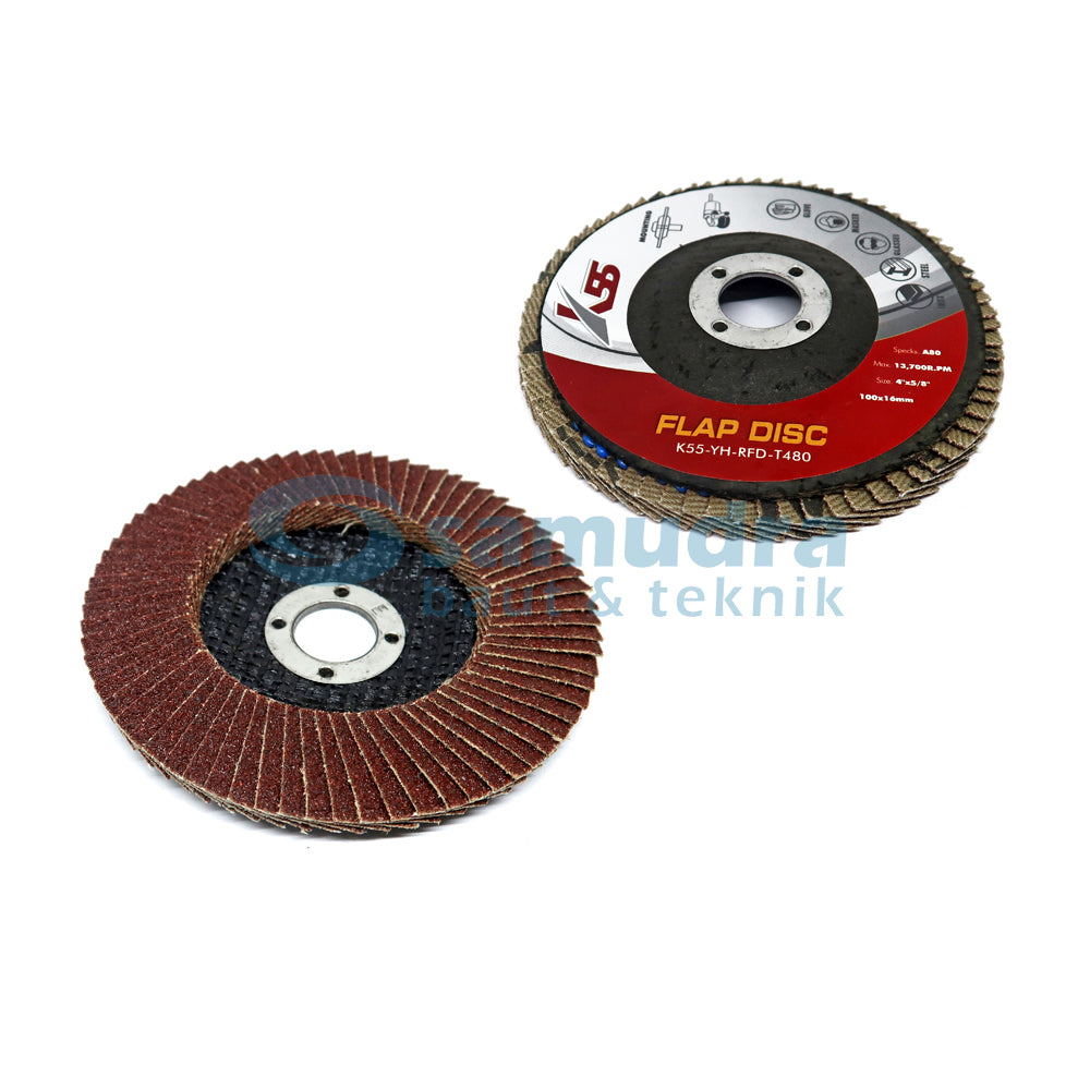 K55 K55-YH-RFD-T480 Amplas Susun No. 80 / Flap Disc