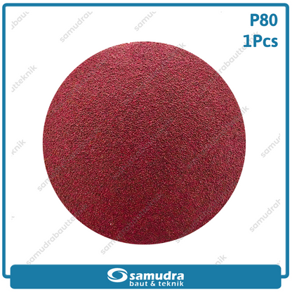 MST MST-YF-VS-408 Amplas Velcro Bulat No. 80 Mesin Gerinda 4"