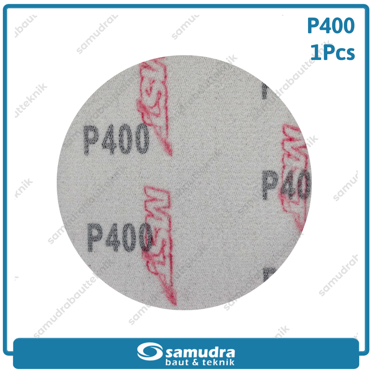 MST MST-YF-VS-440 Amplas Velcro Bulat No. 400 Mesin Gerinda 4"