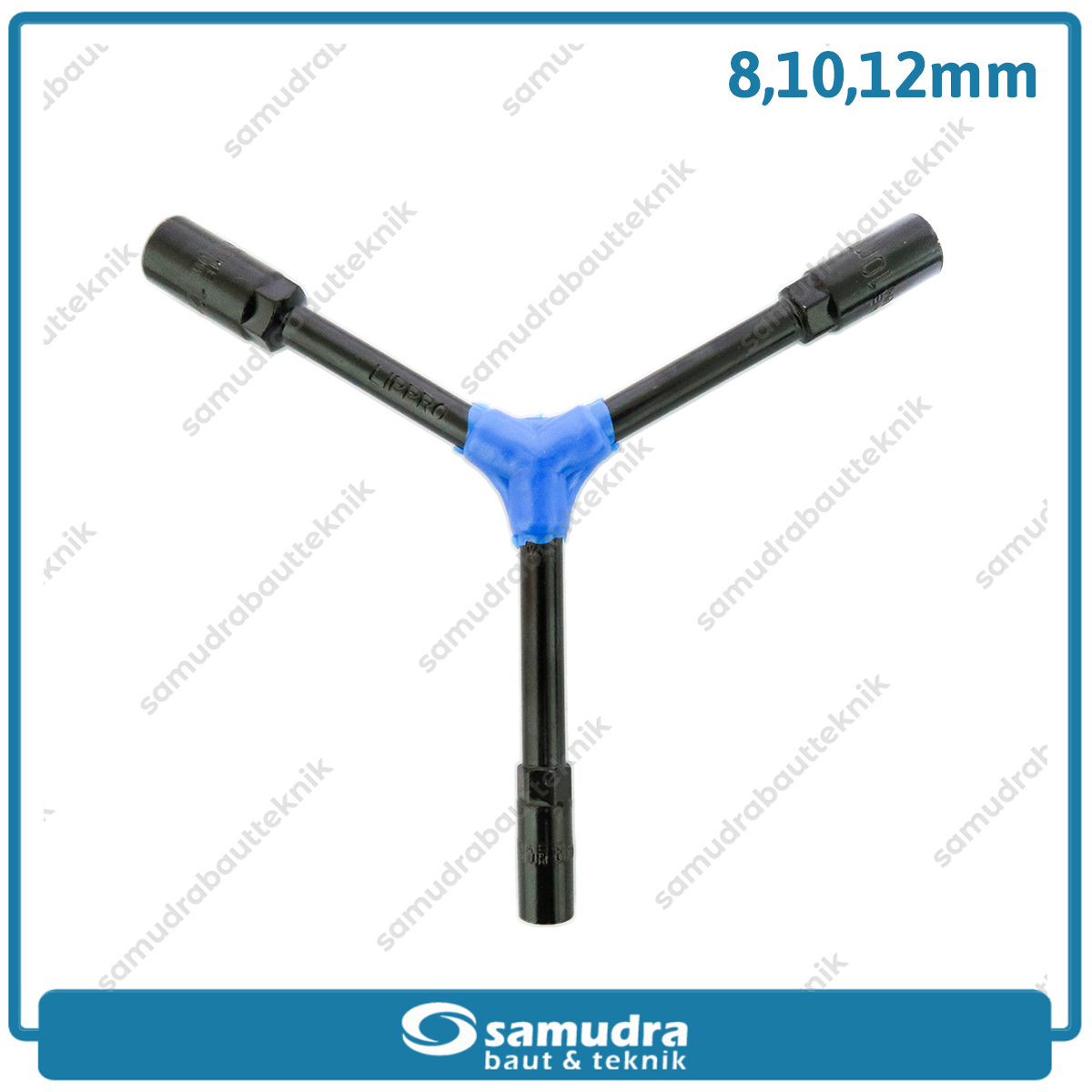 LIPPRO 881-02 Kunci Sok Y Pendek 8-10-12 mm