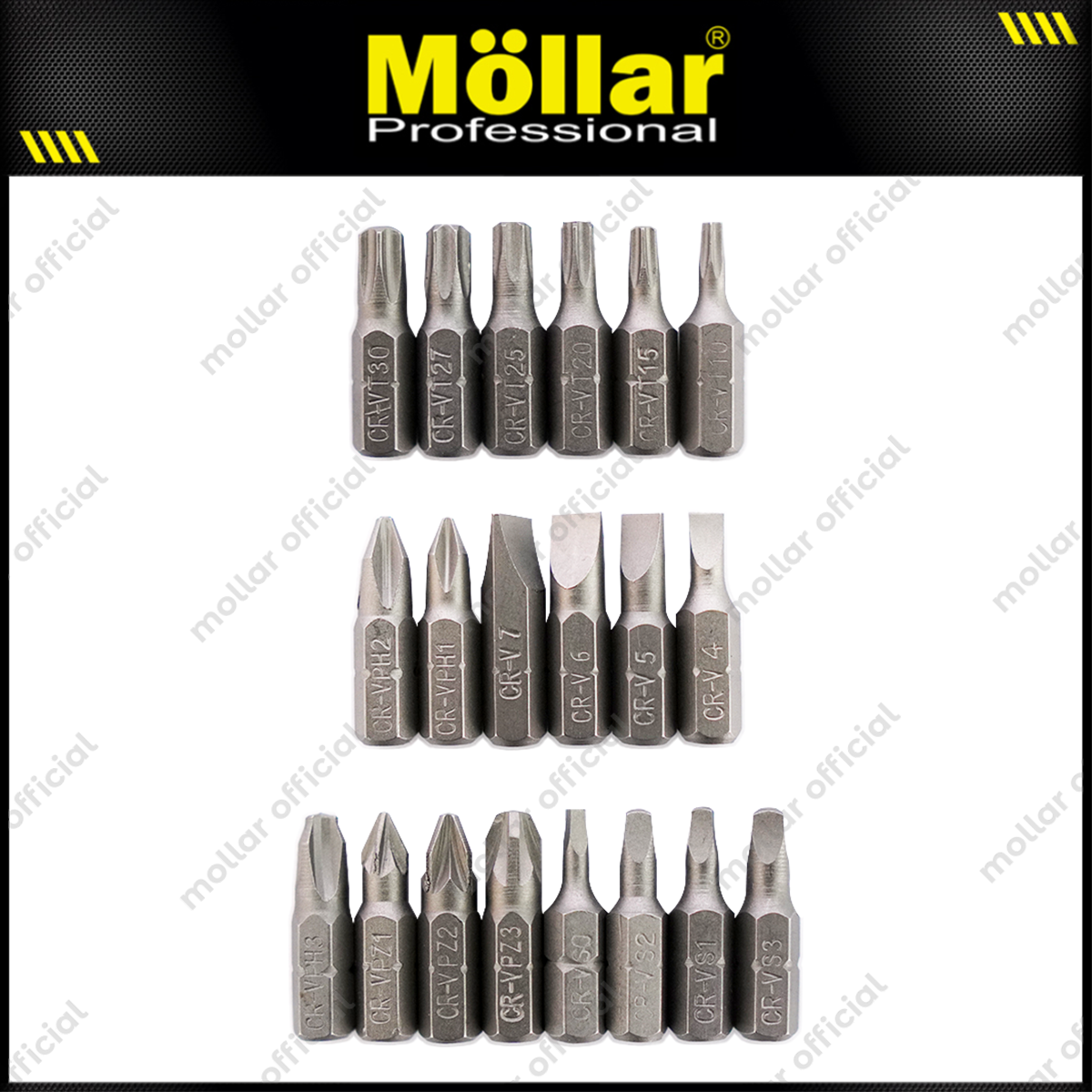 BISON D80690 Mata Bor Set Kombinasi Set 49 pcs