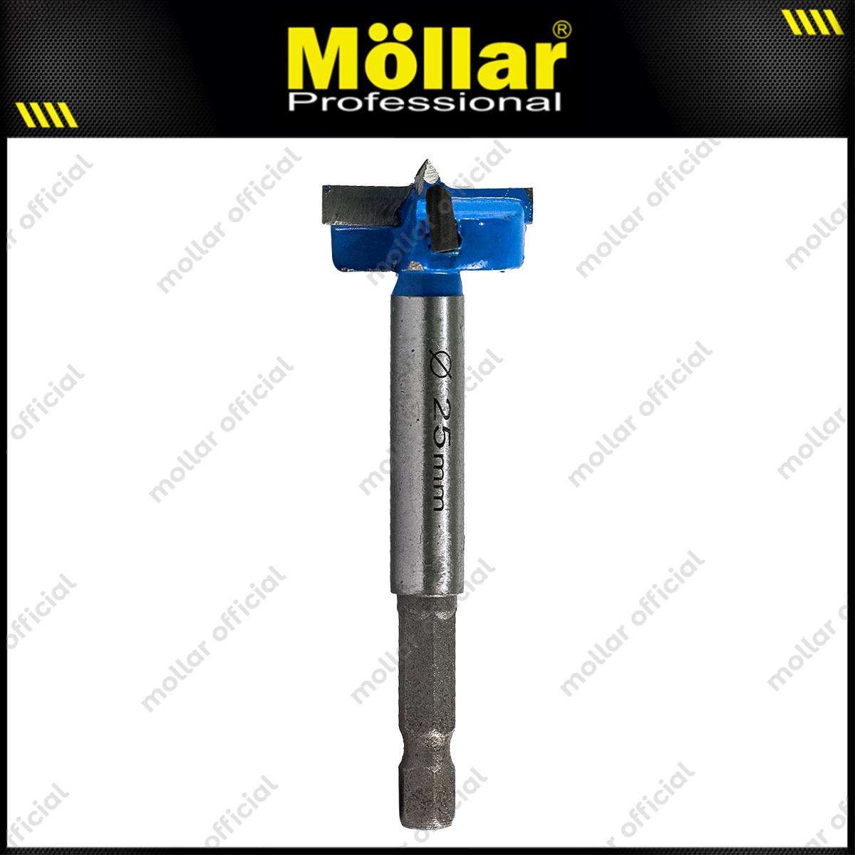 BISON D80981 Mata Bor Kayu Engsel Sendok 25 mm / Forstner Bit