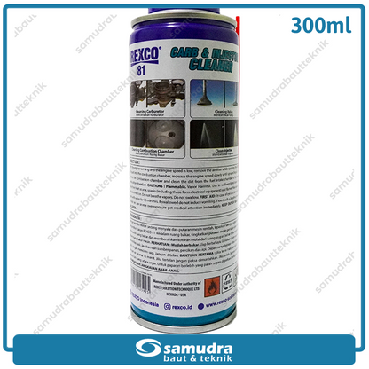 REXCO 81 Carb & Injector Cleaner 300 ml