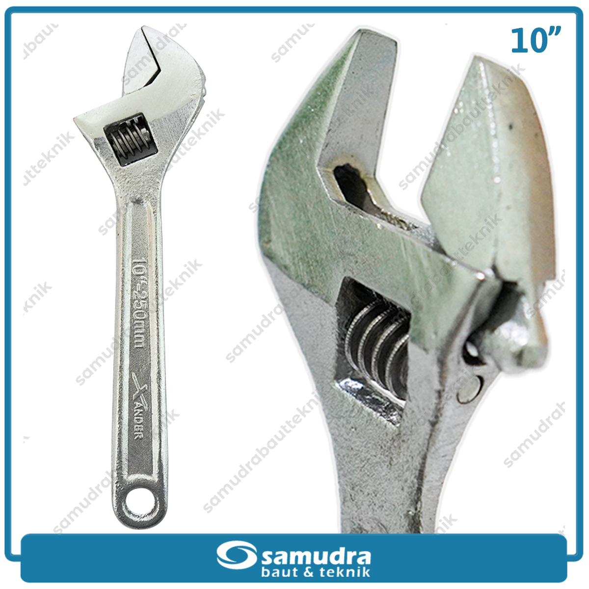 XANDER KNIG-043 Kunci Bago 10" / Kunci Inggris