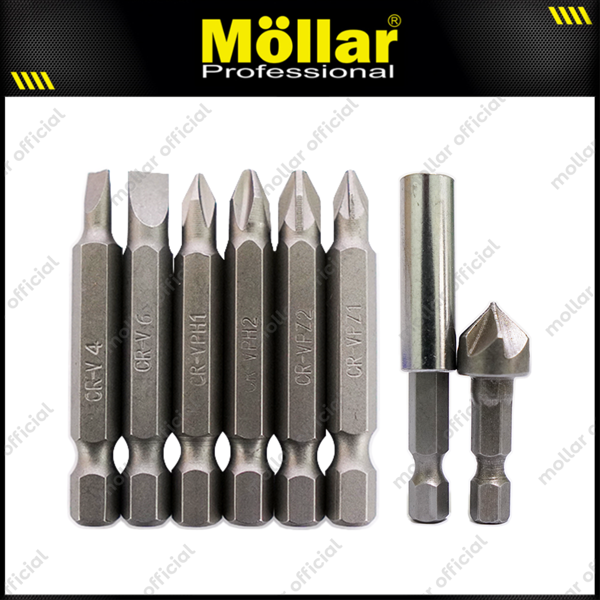 BISON D80690 Mata Bor Set Kombinasi Set 49 pcs