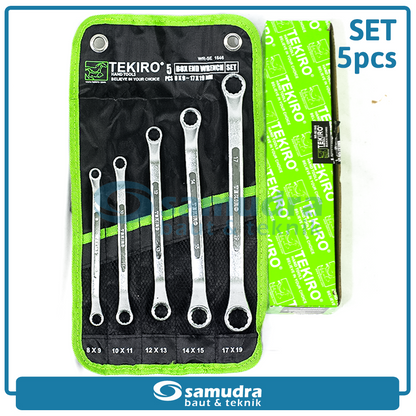 TEKIRO WR-SE1646 Kunci Ring Set 5 pcs (8-19 mm)