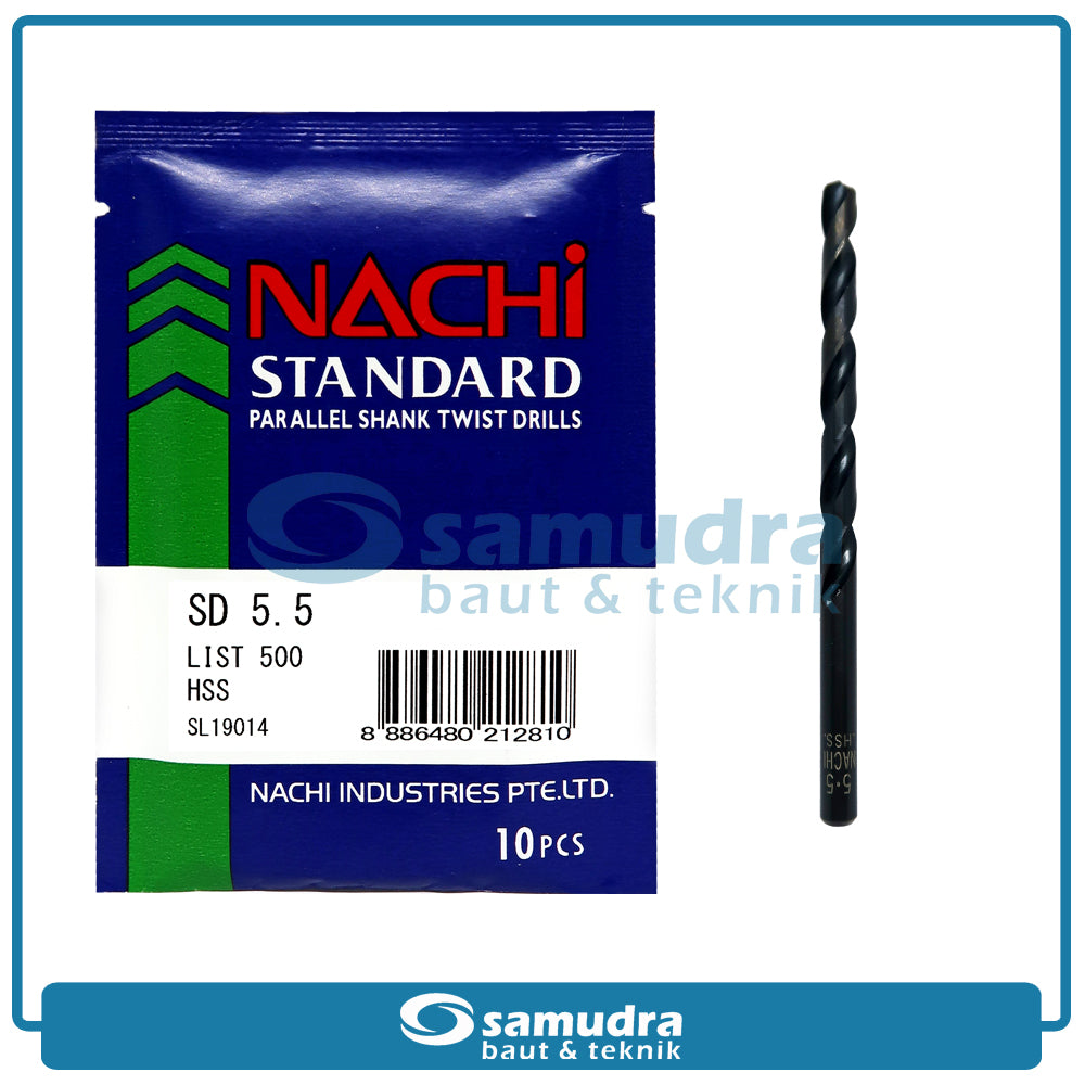 NACHI D500 Mata Bor Besi HSS 5.5 mm