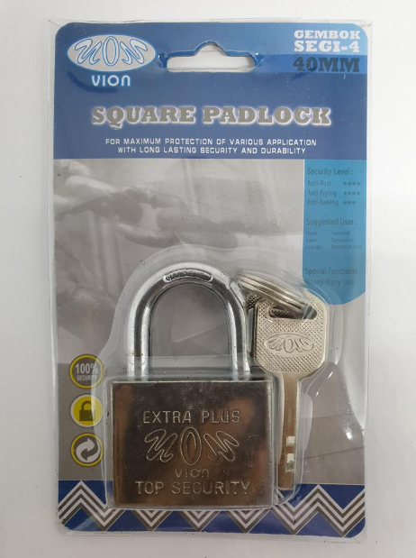 VION Gembok 40 mm Short / Gembok Leher Pendek