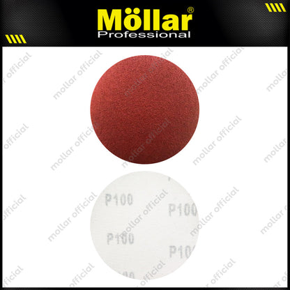 HSS Amplas Velcro Bulat No. 100 Mesin Gerinda 4"