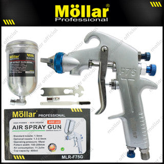 MOLLAR F75G Spray Gun Tabung Atas / Semprotan Cat