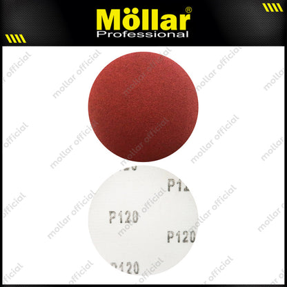 HSS Amplas Velcro Bulat No. 120 Mesin Gerinda 4"