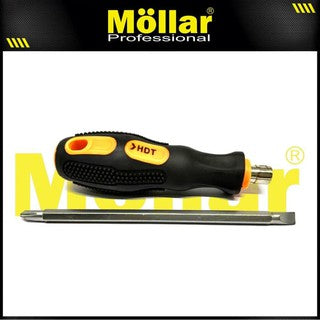 HDT JH27-818 Obeng 2 Way Gagang Karet 145 mm