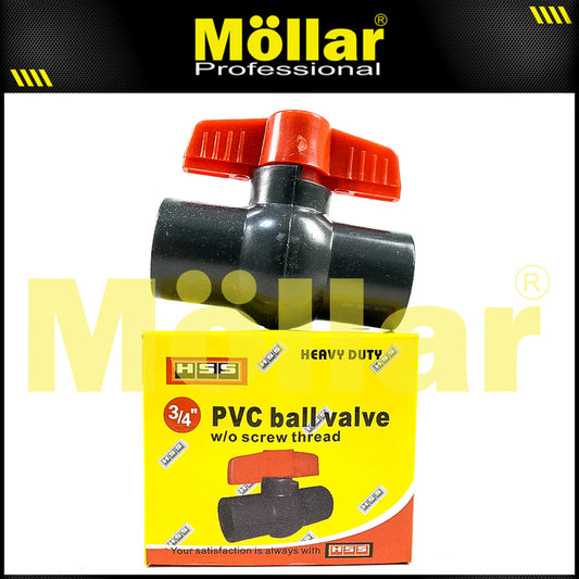 HSS 880A Polos Stop Kran Plastik 3/4" / Ball Valve PVC