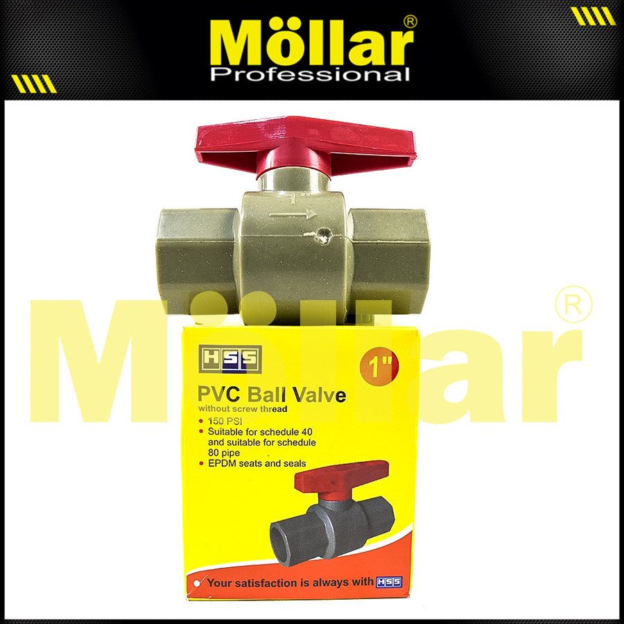 HSS 880A Polos Stop Kran Plastik 1" / Ball Valve PVC