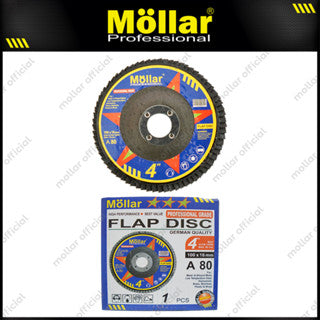 MOLLAR Flap Disc Grit 80 Mata Gerinda Amplas Besi - Satuan