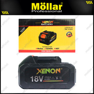 XENON Baterai 18V 4.0 A Cordless untuk CDAG1845/CDID1845