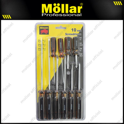 BISON SDY107 Obeng Radio Stanford Set 10 pcs