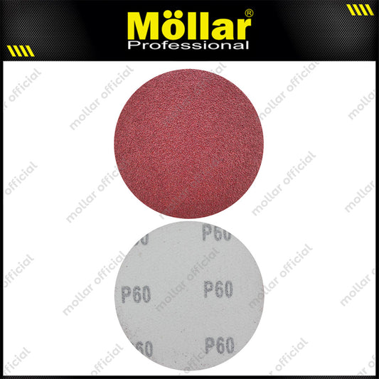 HSS Amplas Velcro Bulat No. 60 Mesin Gerinda 4"