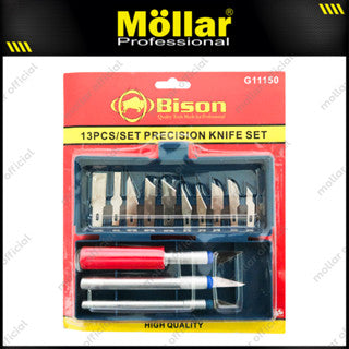 BISON G11150 Pisau Ukir Set 13 pcs