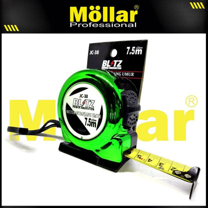 BLITZ BLITZ JC38 Meteran 7.5 meter x 25 mm Warna Hijau