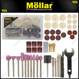 MOLLAR AFMG50 Aksesoris Mesin Mini Grinder Set 50 pcs / Rotary Tools