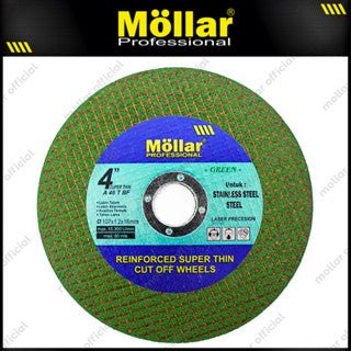 MOLLAR Hijau Cutting Wheel Besi Stainless Batu Gerinda Potong - Satuan