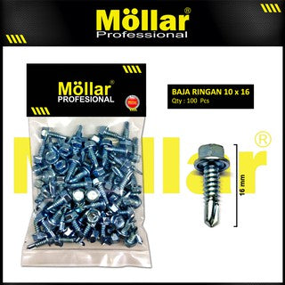 MOLLAR 93-002 Baja Ringan 10 x 5/8 - 100 pcs