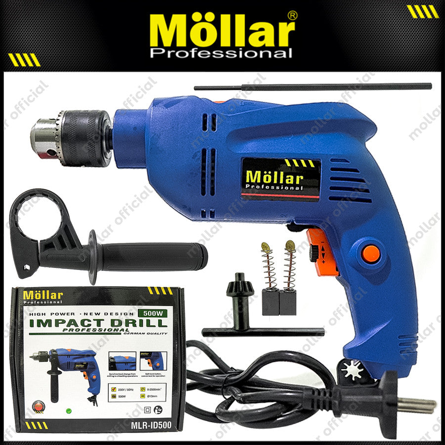 MOLLAR ID500 Mesin Bor Tembok Beton Impact Drill 500 Watt