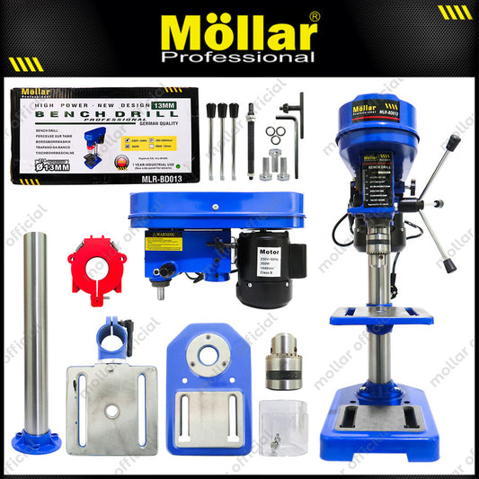 MOLLAR BD013 Mesin Bor Duduk 13 mm Bench Drill 350 Watt