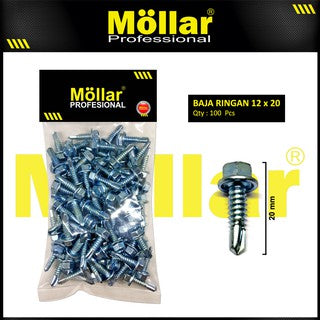 MOLLAR 93-004 Baja Ringan 12 x 3/4 - 100 pcs
