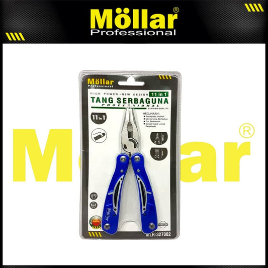 MOLLAR MLR-327002 Tang Lipat Serbaguna Tool Kit 11 in 1