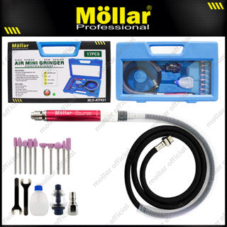 MOLLAR AMGM17 Mesin Mini Grinder Set 17 pcs Angin Kompresor