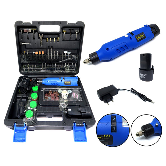 MOLLAR CMG12125A Mesin Mini Grinder Set Baterai 12V / Cordless Mini Grinder