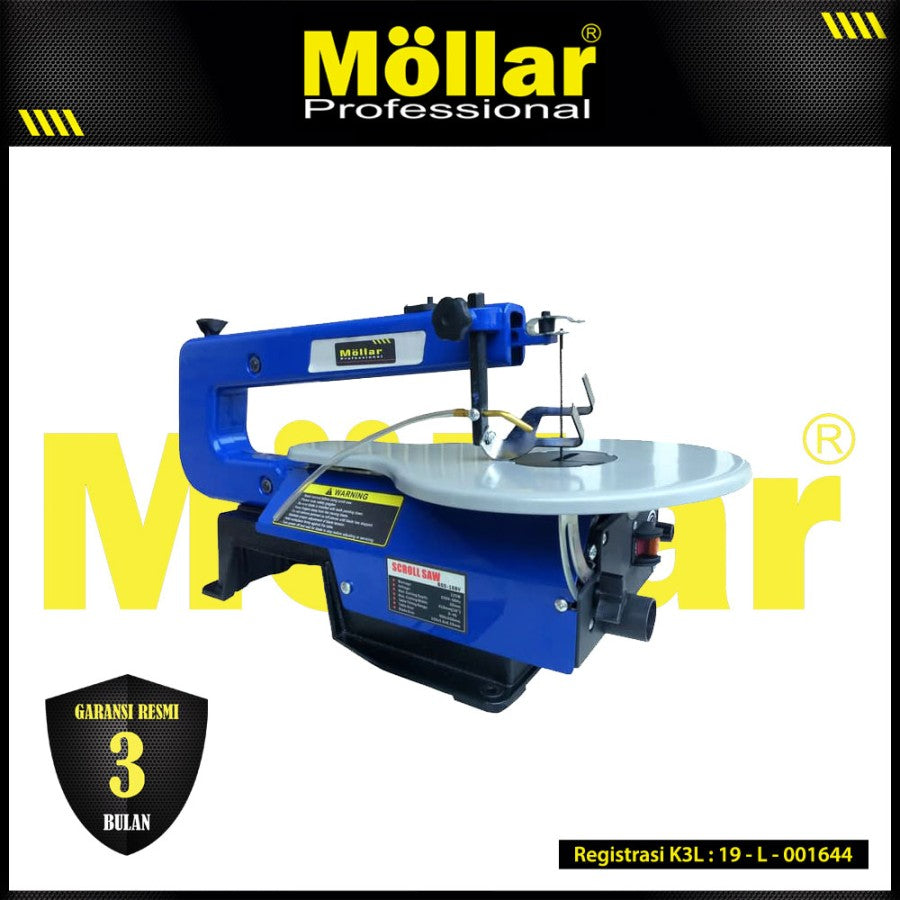 MOLLAR BSS501 Mesin Gergaji Pigura Triplek Kayu Scroll Saw 85 Watt