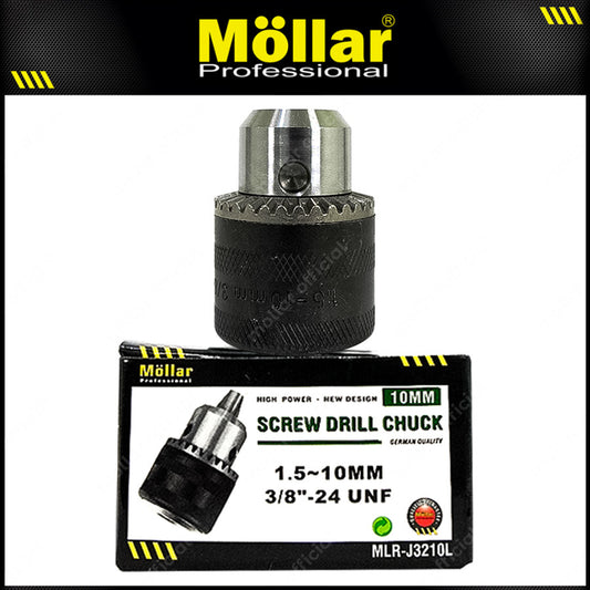 MOLLAR J3210L Kepala Mesin Bor Listrik 10 mm Bonus Kunci Bor 10mm