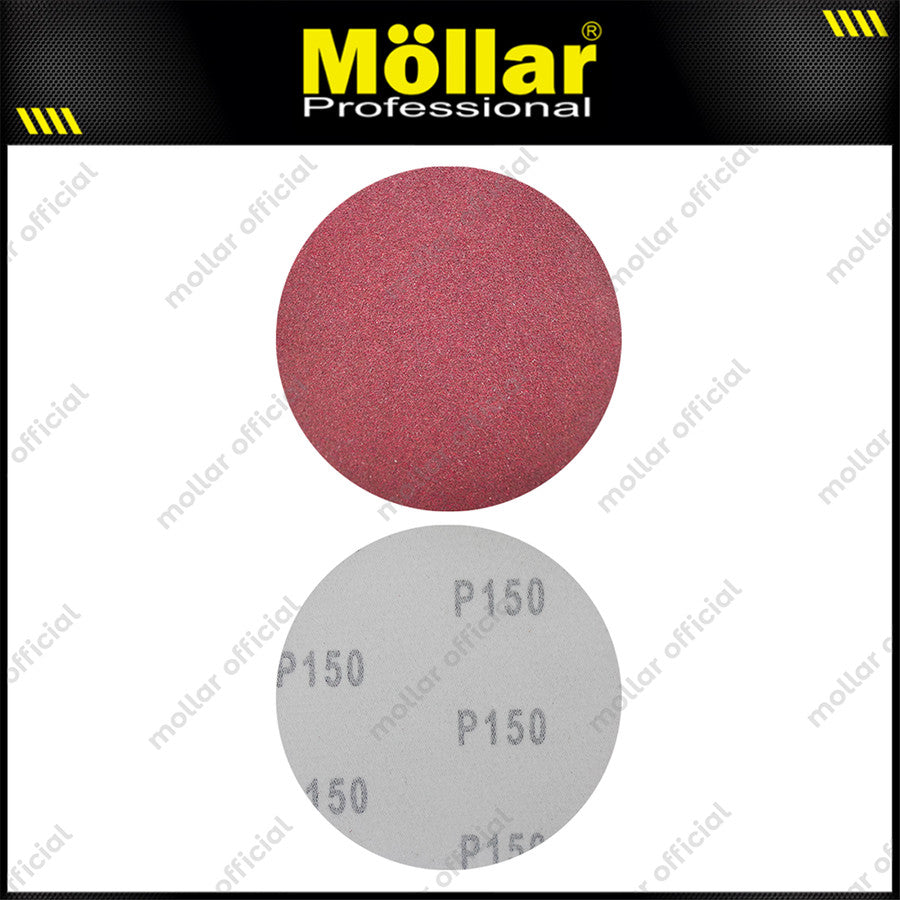 HSS Amplas Velcro Bulat No. 150 Mesin Gerinda 4"