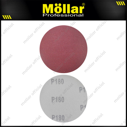 HSS Amplas Velcro Bulat No. 180 Mesin Gerinda 4"