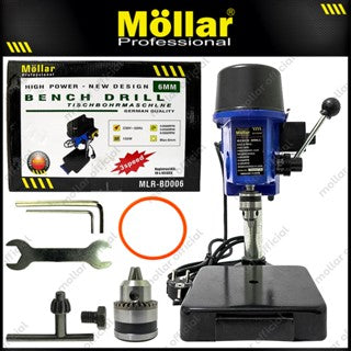 MOLLAR BD006 Mesin Bor Duduk Listrik 6 mm / Mini Bench Drill