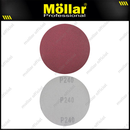 HSS Amplas Velcro Bulat No. 240 Mesin Gerinda 4"