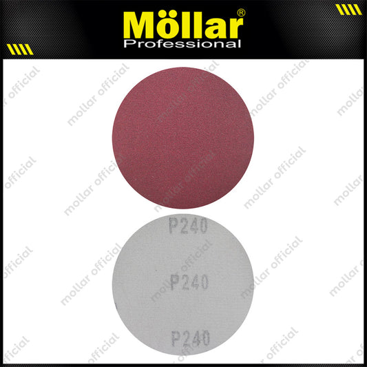 HSS Amplas Velcro Bulat No. 240 Mesin Gerinda 4"