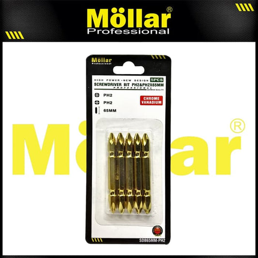 MOLLAR Mata Bor Obeng PH2 65 mm Plus Plus Screwdriver Bit Set - 1 Set