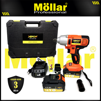 XENON CDIW180 Mesin Buka Baut Mobil Baterai 18V / Cordless Impact Wrench