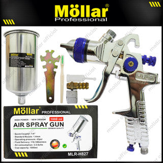 MOLLAR H827 Spray Gun HVLP Tabung Aluminium / Semprotan Cat