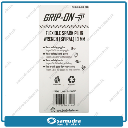 GRIPON 88-218 Kunci Sok T Busi Fleksibel Spiral 18 mm