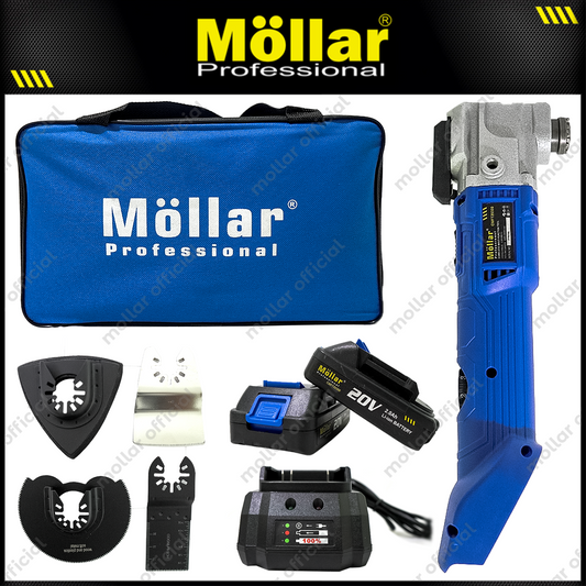 MOLLAR CMFT20300 Mesin Oskilasi Baterai 20V / Cordless Multi Function Tools